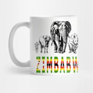 Africa's Big Five for Zimbabwe Fans Mug